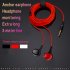 3m Long Earphone Monitor Headset MP3 Subwoofer Ear Pieces Network Anchor Broadcast Live Karaoke Wired Earbuds black