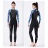 3mm Couples Wetsuit Warm Neoprene Scuba Diving Spearfishing Surfing Wetsuit Male black white L