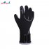 3mm Neoprene Diving Gloves for Swimming Keep Warm Swimming Anti slip Warm Wear resistant Scuba Diving Gloves Diving Equipment black L