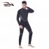 3mm Neoprene Wetsuit One Piece Close Body Diving Suit for Men Scuba Dive Surfing Snorkeling Spearfishing Plus Size black M