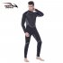 3mm Neoprene Wetsuit One Piece Close Body Diving Suit for Men Scuba Dive Surfing Snorkeling Spearfishing Plus Size black XXL