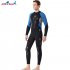 3mm Wetsuit Warm Neoprene Scuba Diving Spearfishing Surfing Long Sleeves Wetsuit black XL