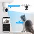 3mp Wifi Wireless Ip Camera Baby Monitor Automatic Motion Tracking Two way Audio Security Surveillance Camcorder White