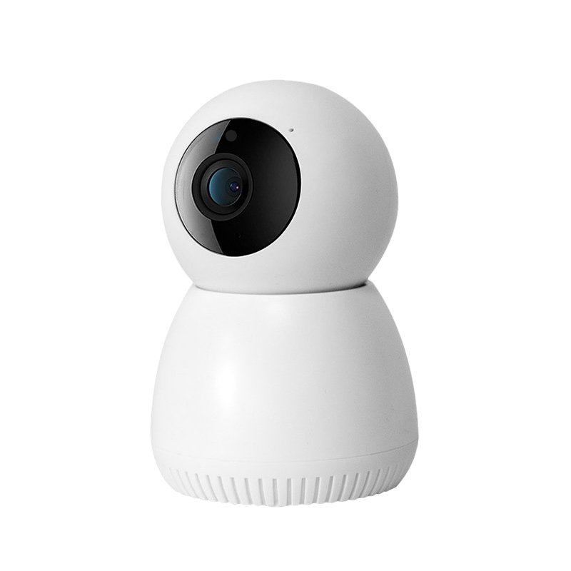 3mp Wifi Wireless Ip Camera Baby Monitor Automatic Motion Tracking Two-way Audio Security Surveillance Camcorder White