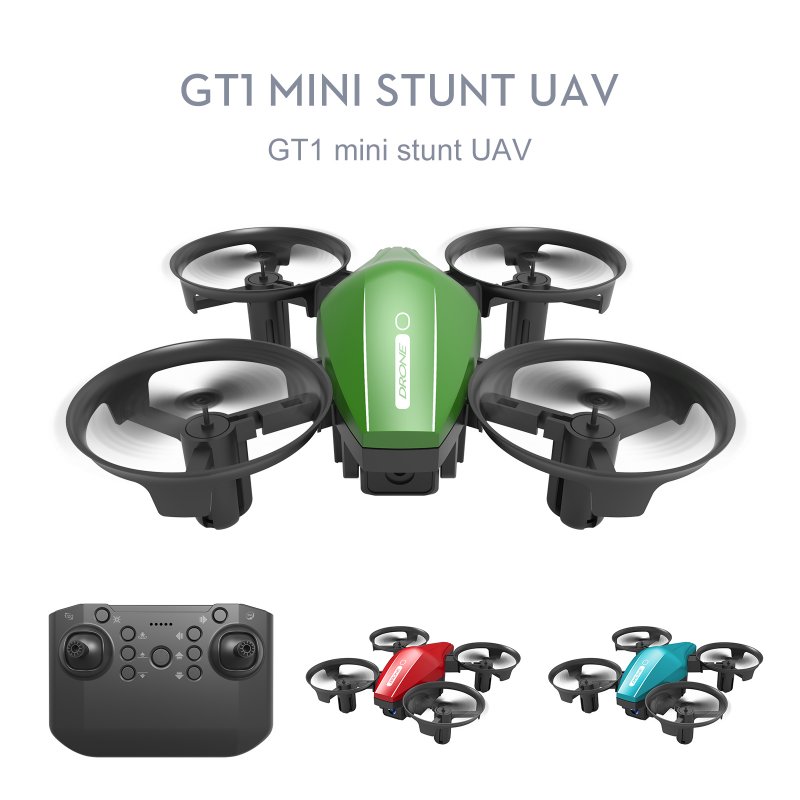 Mini 2.4g Remote Control Drone 4-channel 6-axis Quadcopter Remote Control Aircraft Toy for Boys Gifts Red 1 Battery