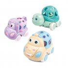 3pcs Baby Cars Toy For Boys Girls Cartoon Animal Inertia Car With Rattles Infant Toys For Birthday Gifts 3 pack