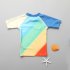 3pcs Boys Split Swimsuit Quick drying Sunscreen Long Sleeves Swimwear Trousers Bathing Suits For 3 12 Years Old Kids As shown 11 12Y 3XL