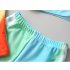 3pcs Boys Split Swimsuit Quick drying Sunscreen Long Sleeves Swimwear Trousers Bathing Suits For 3 12 Years Old Kids As shown 11 12Y 3XL