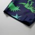 3pcs Boys Split Swimsuit Set Summer Short Sleeves Sunscreen Quick drying Swimwear Swimming Trunk With Swimming Cap blue 3 4years M