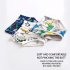3pcs Boys Underpants Cotton Briefs Cute Cartoon Dinosaurs Printing Underwears For 3 10 Years Old Kids striped shark 5 6Y 110