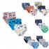 3pcs Boys Underpants Cotton Briefs Cute Cartoon Dinosaurs Printing Underwears For 3 10 Years Old Kids striped shark 5 6Y 110