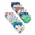 3pcs Boys Underpants Cotton Briefs Cute Cartoon Dinosaurs Printing Underwears For 3 10 Years Old Kids striped shark 5 6Y 110