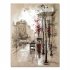 3pcs Canvas Oil Painting Modern Minimalist Street Frameless High definition Wall Picture 30x45cm