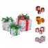 3pcs Christmas Lighted Gift Boxes With Bow Christmas Lighting Box Ornament For Home Indoor Porch Party Decoration White 3pcs set