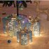 3pcs Christmas Lighted Gift Boxes With Bow Christmas Lighting Box Ornament For Home Indoor Porch Party Decoration White 3pcs set