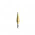 3pcs Hss Titanium Coated Step Drill  Bit Drilling Power Tools Wood Hole Cutter Cone Drill 4 32
