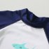 3pcs Kids Swimsuit Set Summer Sunscreen Long Sleeves Swimsuit Swimming Trunks Suit For Swimming Hot Spring Split 5 6Y L