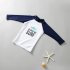 3pcs Kids Swimsuit Set Summer Sunscreen Long Sleeves Swimsuit Swimming Trunks Suit For Swimming Hot Spring Split 5 6Y L