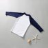 3pcs Kids Swimsuit Set Summer Sunscreen Long Sleeves Swimsuit Swimming Trunks Suit For Swimming Hot Spring Split 5 6Y L