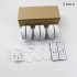 3pcs Led Puck Light With Remote Control 80 Lumens Kitchen Counter Light Wireless Cabinet Lighting Kit 1 remote contral 3 lights
