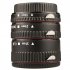 3pcs Macro Extension Tube Set Auto Focus Ring 35mm Slr Lens Parts Compatible For Canon Ef Ef s Lens Black