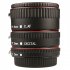 3pcs Macro Extension Tube Set Auto Focus Ring 35mm Slr Lens Parts Compatible For Canon Ef Ef s Lens Black