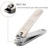 3pcs Nail Clipper Set Professional Anti splash Nail Cutter Fingernail Toenail Clippers With Metal Box black