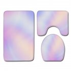 3pcs Non  Slip Shower  Floor  Rugs Lid  Cover Pedestal Rug Gradient  Bathroom  Accessories  Rug pj19823-a015_50cmx80cm
