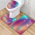 3pcs Non  Slip Shower  Floor  Rugs Lid  Cover Pedestal Rug Gradient  Bathroom  Accessories  Rug pj19823 a020 45cmx75cm