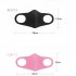 3pcs PITTA 3D Dust proof Anti fog PM2 5 Sponge Mask Protective Face Guard for Adult Kids Adult black