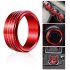 3pcs Red Anodized Aluminum Ac Climate Control Knob Ring Covers For Subaru Xv 13 Forester Red