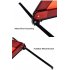 3pcs Safety Triangle Kit Road Emergency Warning Reflector Roadside Reflective Early Warning Sign Red 3 pieces