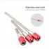 3pcs Screwdriver Bit Extension Rod Screw Driver Bits Hexagon Precision Magnetic Ring 1 4   Bit Stainless Steel Sleeve Post red