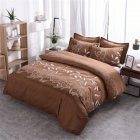 3pcs Simple  Printing Duvet  Cover Pillowcase Bedding  Sets For  Home  Hotel coffee 260x230cm US King 