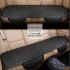 3pcs Universal Car Seat Cover PU Leather Cushions Organizer Auto Front Back Seats Covers Protector Mat  Black set