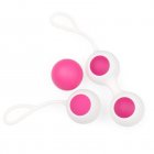 3pcs Vibrator Kegel Balls Vibrating Egg Sex Toys With Remote Control Vaginal Tight Exercise Muscle Shrink For Woman White