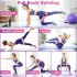 3pcs Yoga Resistance Band Elastic Breathable Anti slip Pilates Stretching Pulling Band For Sports Fitness 3PCS Instructions Mesh bag