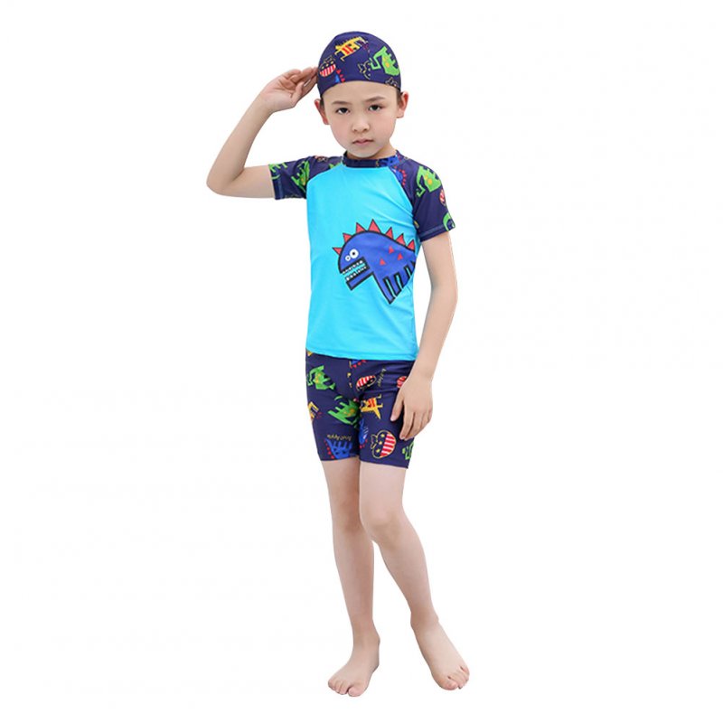 3pcs/set Children Boy Cartoon Swimsuit