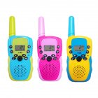 3pcs/set Children Walkie  Talkie Portable Outdoor Toys With 3pcs Lanyard For Outside Camping Hiking With 5 Different Call Tones As shown