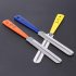 3pcs set Double Sided Guitar Nut Slotting Saddle Files Luthier Tool Guitar Nut File Yellow   blue   orange