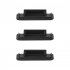 3pcs set Durable Battery Dust Plug Silicone Protective Cover Prevent Oxidation Short Circuit Accessories For Sunnylife Mavic 3 black
