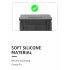 3pcs set Durable Battery Dust Plug Silicone Protective Cover Prevent Oxidation Short Circuit Accessories For Sunnylife Mavic 3 black
