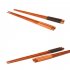 3pcs set Portable  Tableware Wooden Chopsticks Spoon Fork For Household Table 23 5 black tangled wire
