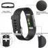3pcs set Replacement Wristband for Fitbit Charge 2 Band Silicone Strap Gray   black   midnight blue