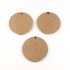 3pcs set Rustic Style Sign Wooden Wall Decorative  Ornaments For Bedroom Living Room Dining Table As shown