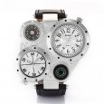 Oulm HP-9415 Men Quartz Watch - White