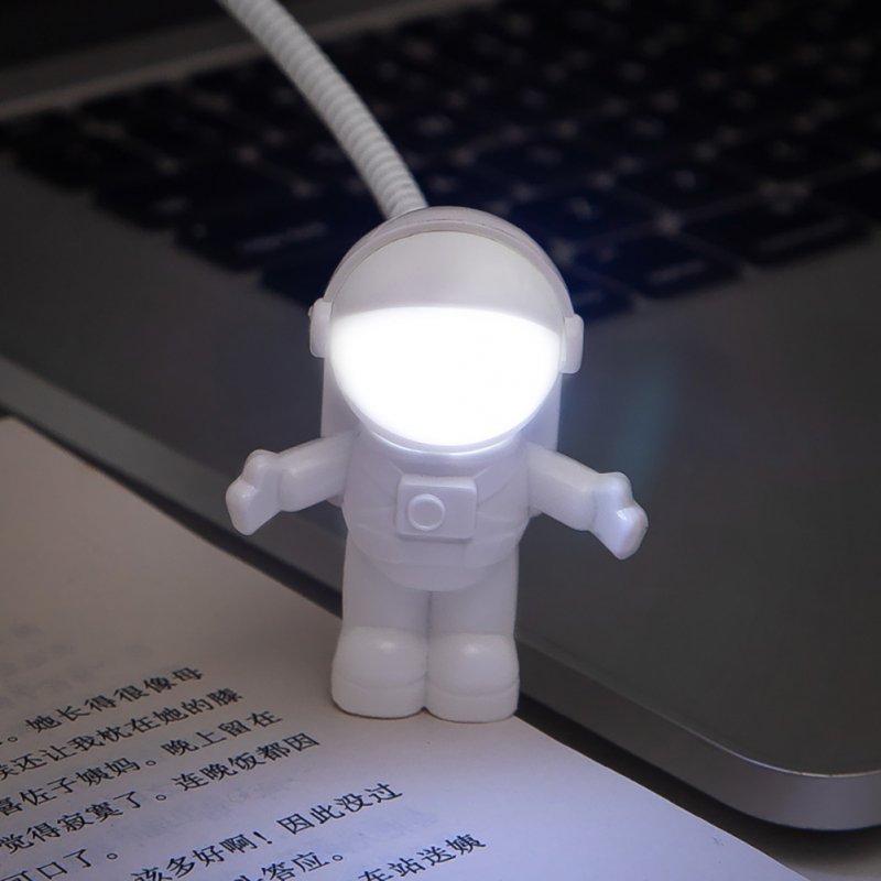 Spaceman USB Night Light Adjustable Led Computer Keyboard Light Reading Light for Office Bedroom School