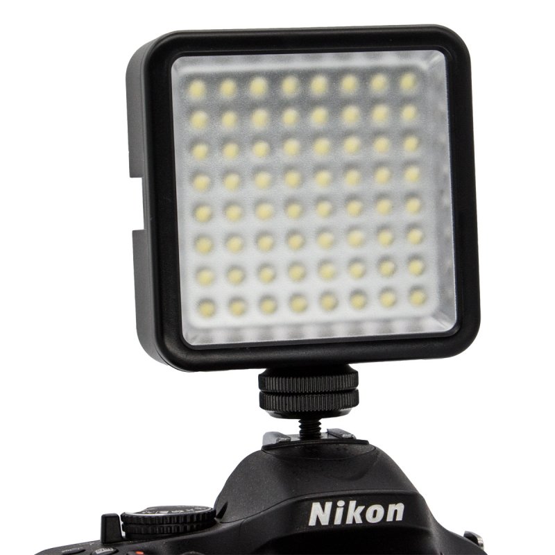 64 LED Video Light for DSLR Camera Camcorder mini DVR as Fill Light for Wedding News Interview Macrophotography 