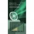 3w 5v Portable Mini Fan With Led Light 3 Levels Usb Rechargeable Air Cooling Fan Household Electrical Appliances White