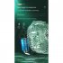 3w 5v Portable Mini Fan With Led Light 3 Levels Usb Rechargeable Air Cooling Fan Household Electrical Appliances White